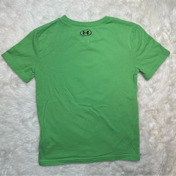 Under Armour T-Shirt Soccer Ball Graphic Green Size 6 - Picture 11 of 16